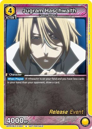 Jugram Haschwalth (UEPR/BLC-2-004) - UEX01BT BLEACH ThousandYear Blood War Vol2 Release Event Cards
