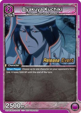 Byakuya Kuchiki (053) (UEPR/BLC-2-053) - UEX01BT BLEACH ThousandYear Blood War Vol2 Release Event Cards
