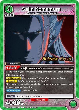 Sajin Komamura (UEPR/BLC-2-065) - UEX01BT BLEACH ThousandYear Blood War Vol2 Release Event Cards