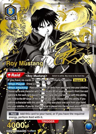 Roy Mustang (055) (SR***) (UE09BT/FMA-1-055) - UE09BT FULLMETAL ALCHEMIST Foil