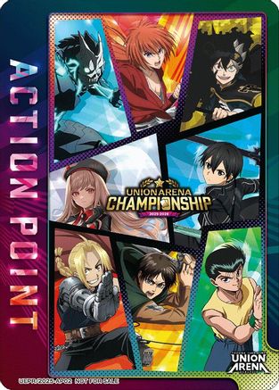 Action Point Card (AP02) (Regionals 25-26) (UEPR/2025-AP02) - Union Arena Promotion Cards Foil
