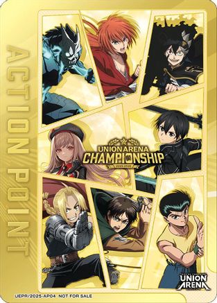Action Point Card (AP04) (Regionals 25-26) (UEPR/2025-AP04) - Union Arena Promotion Cards Foil