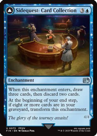 Sidequest: Card Collection // Magicked Card (FIN-073) - FINAL FANTASY: (enchantment) - Golden Apple Comics