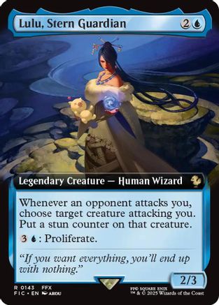 Lulu, Stern Guardian (Extended Art) (FIC-143) - Commander: FINAL FANTASY