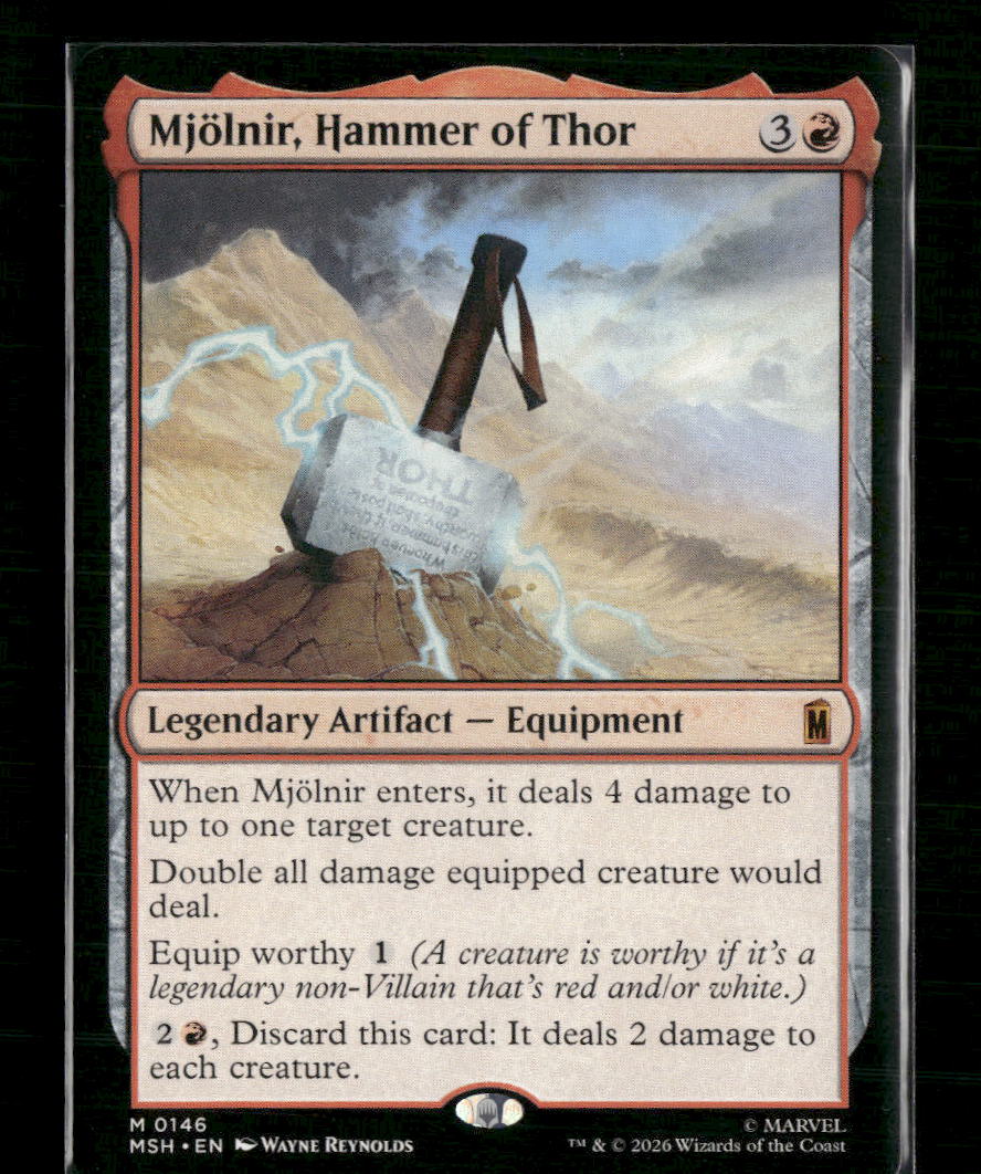 Marvel Super Heroes Mjolnir, Hammer of Thor #146
