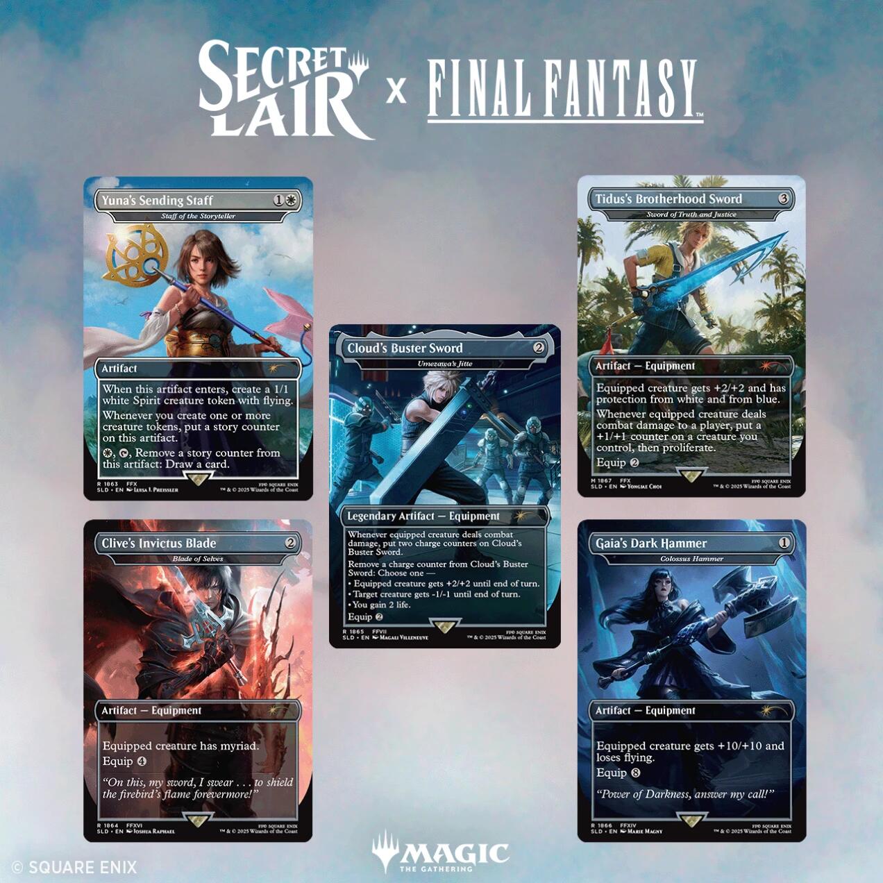 Secret Lair x FINAL FANTASY: Weapons - Non-Foil Edition [SLD]