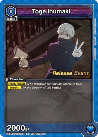 Toge Inumaki (014) (UEPR/JJK-3-014) - UEX02BT Jujutsu Kaisen Vol2 Release Event Cards
