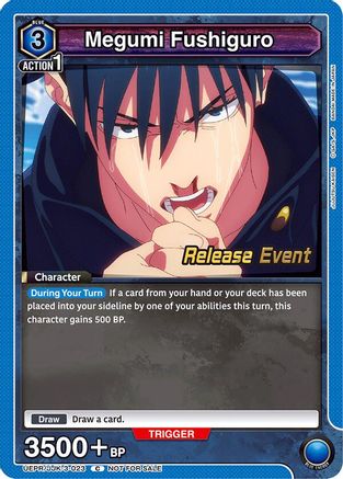 Megumi Fushiguro (023) (UEPR/JJK-3-023) - UEX02BT Jujutsu Kaisen Vol2 Release Event Cards