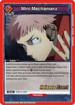Mini Mechamaru (UEPR/JJK-3-072) - UEX02BT Jujutsu Kaisen Vol2 Release Event Cards