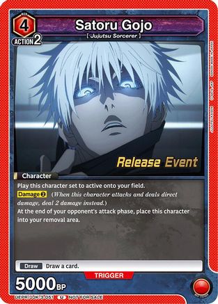 Satoru Gojo (051) (UEPR/JJK-3-051) - UEX02BT Jujutsu Kaisen Vol2 Release Event Cards