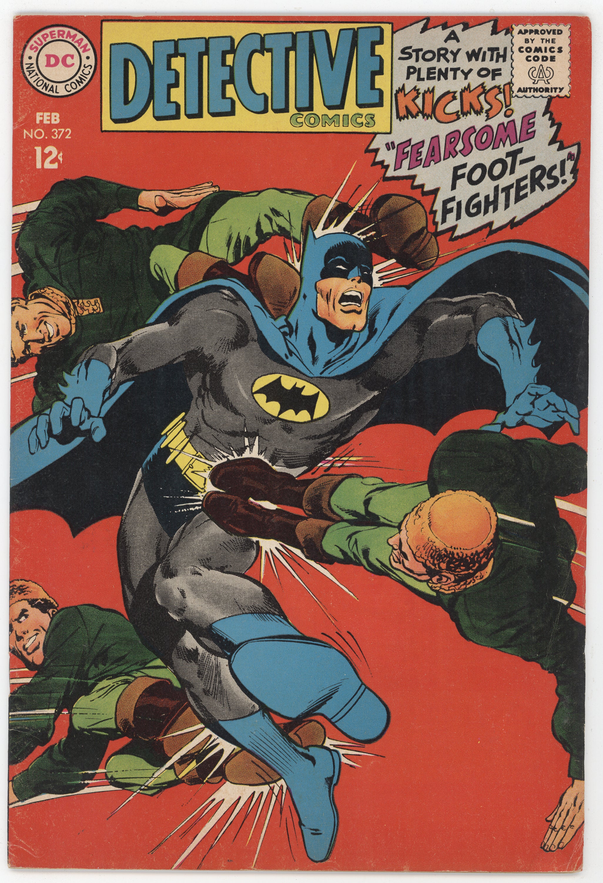 Batman 372 Batman Detective Comics 372 DC 1968 FN Neal Adams Elongated Man