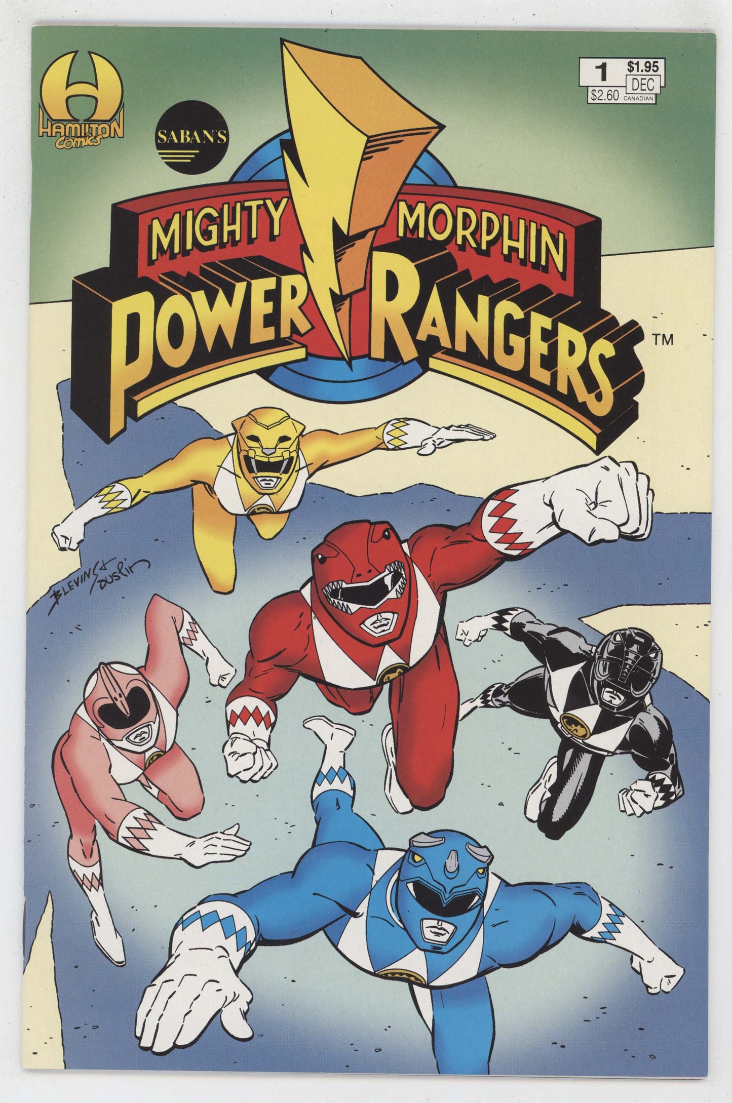 Mighty Morphin Power Rangers 1 Hamlition 1994 NM Saban Trading Card Insert