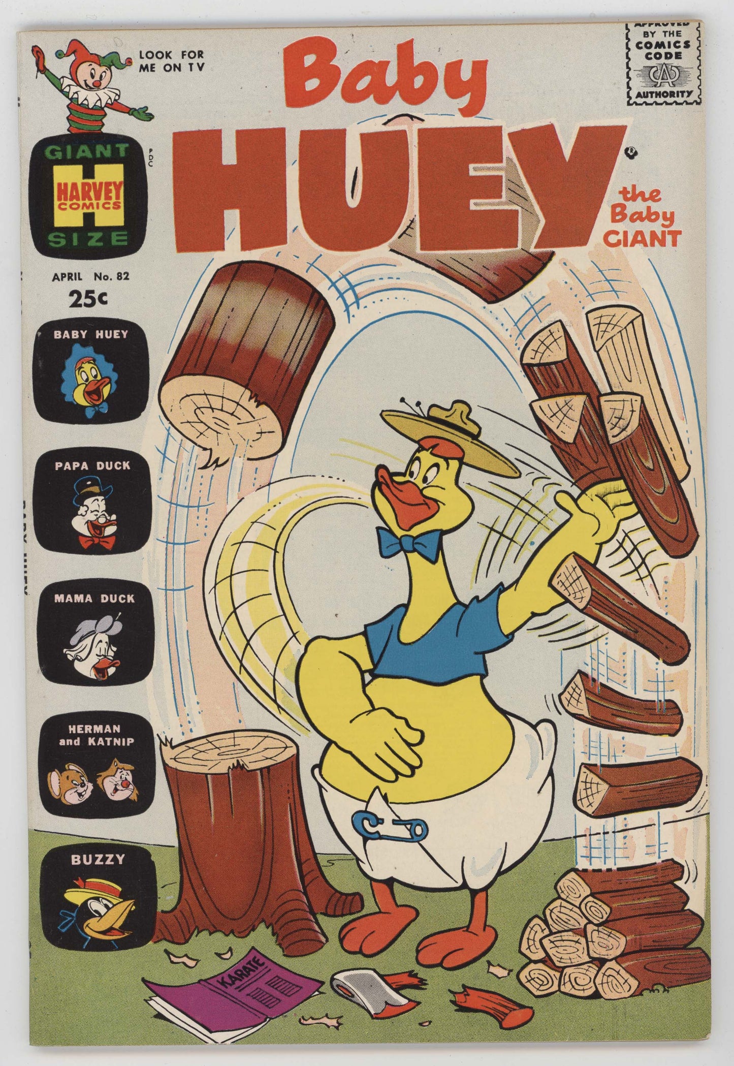 Baby Huey The Baby Giant 82 Harvey 1968 VF Warren Kremer Karate Chop Fire Wood