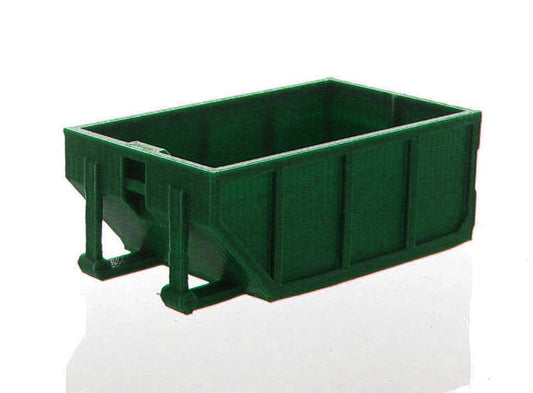 3D To Scale 50-235-GR 1/50 – Rolloff Dumpster 10yds Green Diorama Detail