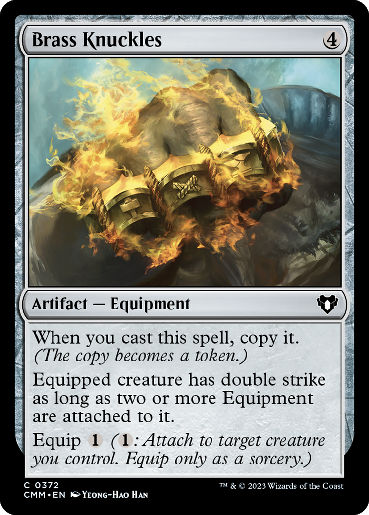 Brass Knuckles (CMM-372) - Commander Masters