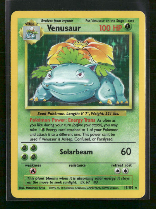 Base Set Venusaur #015/102