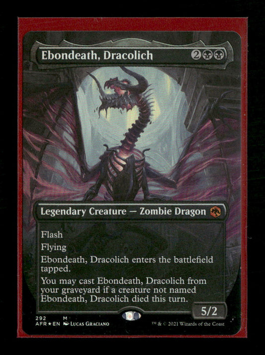 Adventures in the Forgotten Realms Ebondeath, Dracolich (Borderless) #292