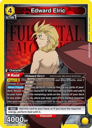 Edward Elric (103) (UE09ST/FMA-1-103) - UE09ST FULLMETAL ALCHEMIST Starter Deck
