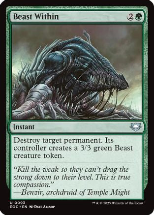 Beast Within (EOC-093) - Commander: Edge of Eternities