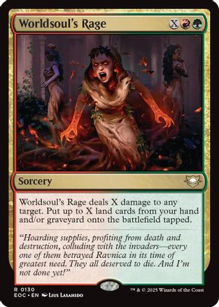 Worldsoul's Rage (EOC-130) - Commander: Edge of Eternities