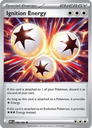 Ignition Energy 086 - SV White Flare Reverse Holofoil