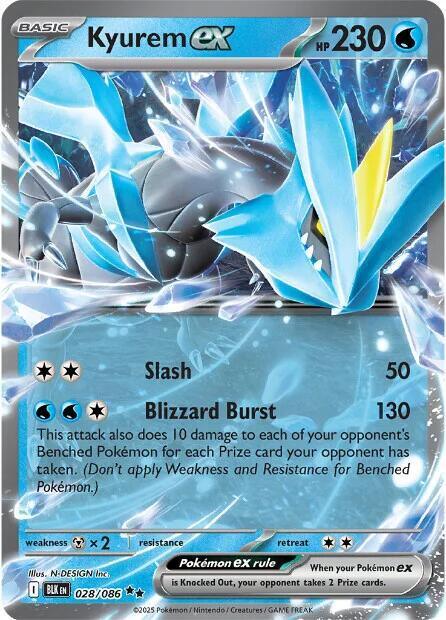 Kyurem ex (031/086) [Scarlet & Violet: Black Bolt]