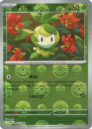 Petilil (Poke Ball Pattern) 006/086 - SV Black Bolt - Holofoil - Golden Apple Comics
