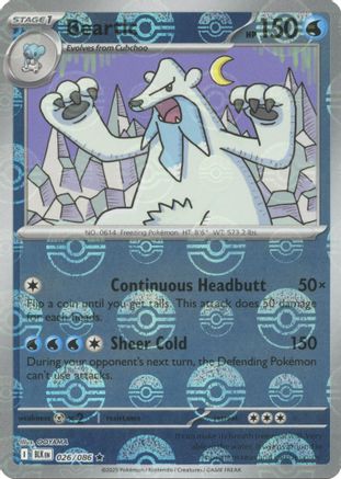 Beartic (Poke Ball Pattern) 026/086 - SV Black Bolt - Holofoil