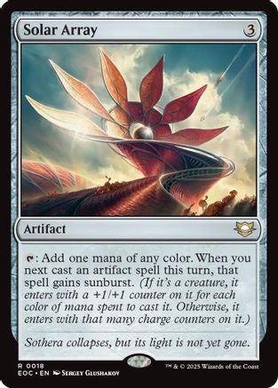 Solar Array (EOC-018) - Commander: Edge of Eternities
