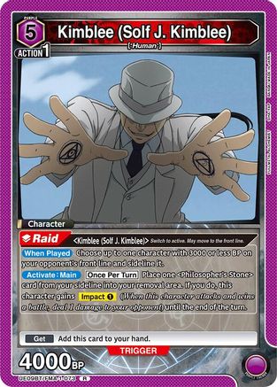 Kimblee (Solf J. Kimblee) (073) (UE09BT/FMA-1-073) - UE09BT FULLMETAL ALCHEMIST Foil