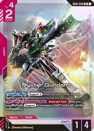 Buster Gundam (GD01-046) - Newtype Rising Holofoil