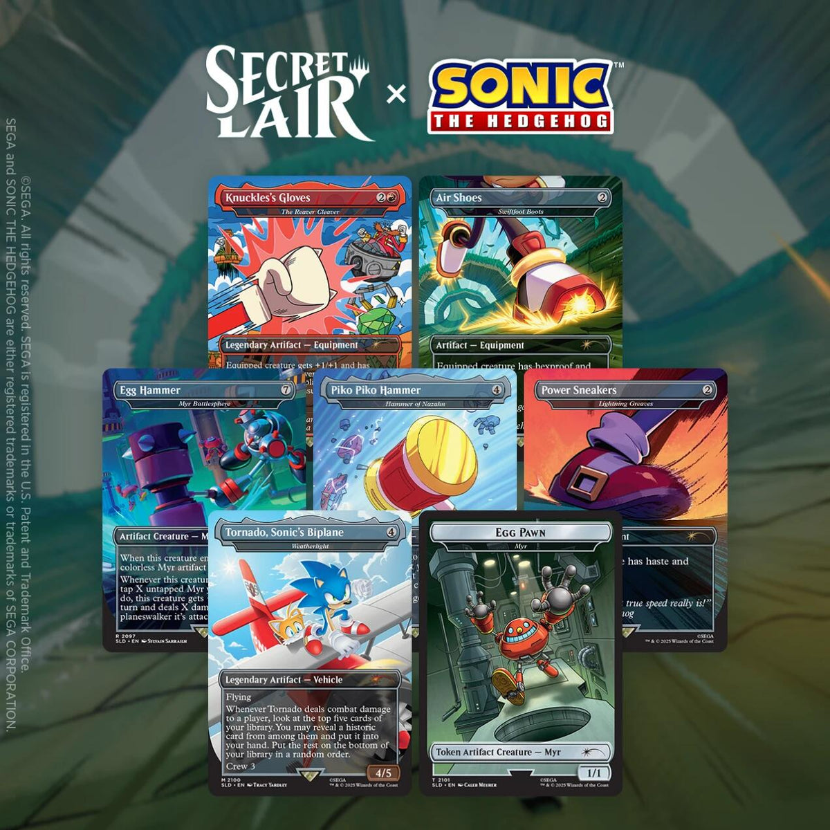 Secret Lair x Sonic the Hedgehog Superdrop: Turbo Gear (Non-Foil) [SLD]