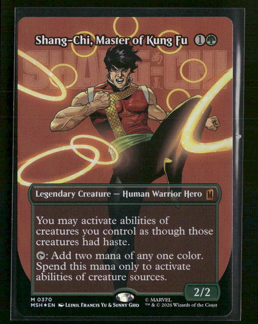 Marvel Super Heroes Shang-Chi, Master of Kung Fu (Borderless) Foil #370