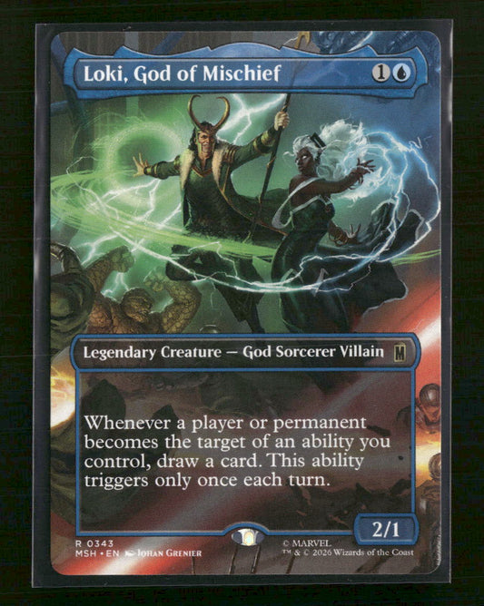 Marvel Super Heroes Loki, God of Mischief (Borderless) #343