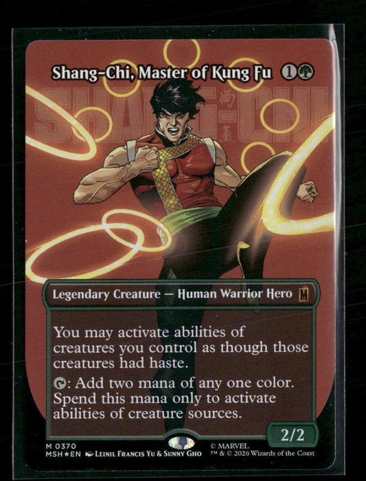 Marvel Super Heroes Shang-Chi, Master of Kung Fu (Borderless) Foil  #370