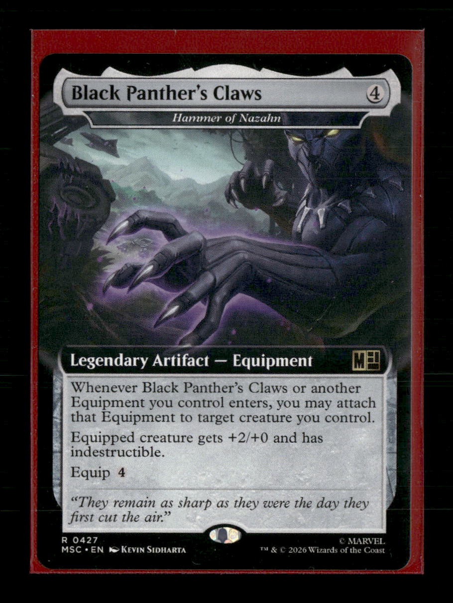 Commander: Marvel Super Heroes Black Panther's Claws #427