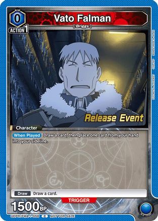 Vato Falman (UEPR/FMA-1-056) - UE09BT FULLMETAL ALCHEMIST Release Event Cards