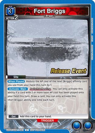 Fort Briggs (UEPR/FMA-1-063) - UE09BT FULLMETAL ALCHEMIST Release Event Cards