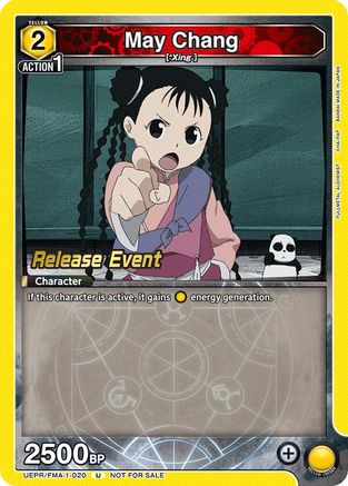 May Chang (020) (UEPR/FMA-1-020) - UE09BT FULLMETAL ALCHEMIST Release Event Cards
