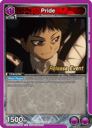 Pride (085) (UEPR/FMA-1-085) - UE09BT FULLMETAL ALCHEMIST Release Event Cards