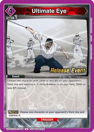 Ultimate Eye (UEPR/FMA-1-098) - UE09BT FULLMETAL ALCHEMIST Release Event Cards