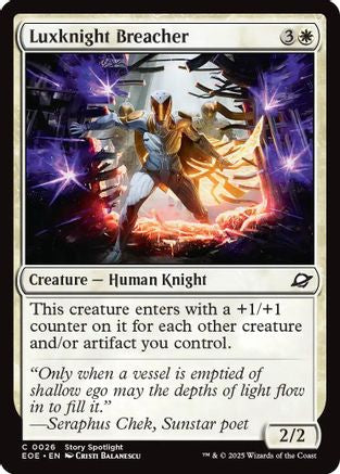 Luxknight Breacher (EOE-026) - Edge of Eternities
