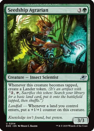 Seedship Agrarian (EOE-204) - Edge of Eternities Foil