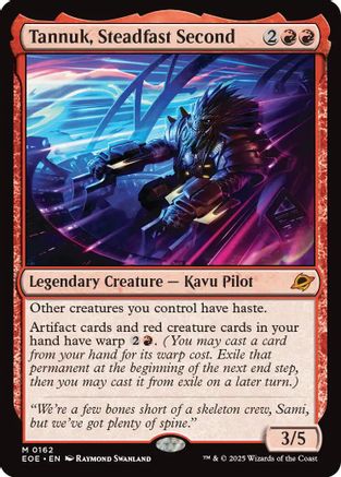 Tannuk, Steadfast Second (EOE-162) - Edge of Eternities Foil