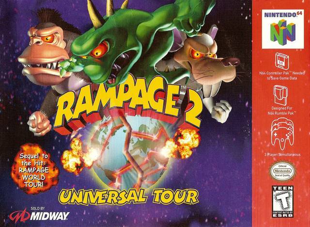 Rampage 2 Universal Tour (Nintendo 64)