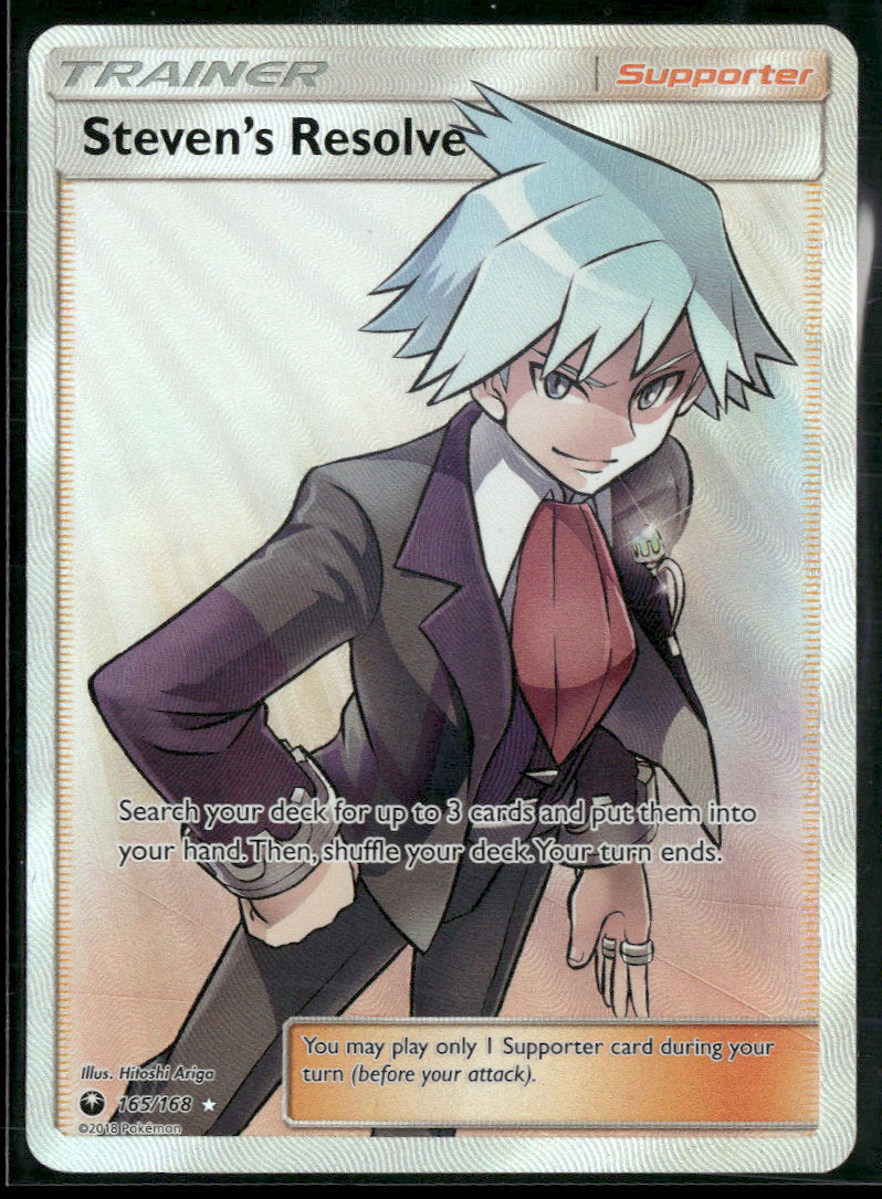 SM - Celestial Storm Steven's Resolve (Full Art) #165/168