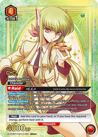C.C. (066) (SR**) (UEX03BT/CGH-2-066) - UEX03BT CODE GEASS Lelouch of the Rebellion Vol2 Foil