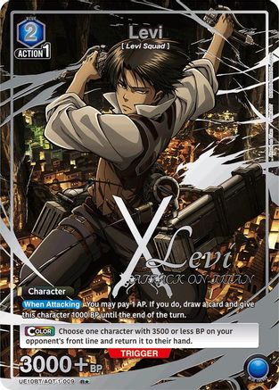 Levi (009) (R*) (UE10BT/AOT-1-009) - UE10BT Attack on Titan Foil