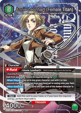 Annie Leonhart (Female Titan) (SR*) (UE10BT/AOT-1-053) - UE10BT Attack on Titan Foil