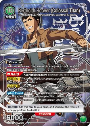 Bertholdt Hoover (Colossal Titan) (SR*) (UE10BT/AOT-1-057) - UE10BT Attack on Titan Foil